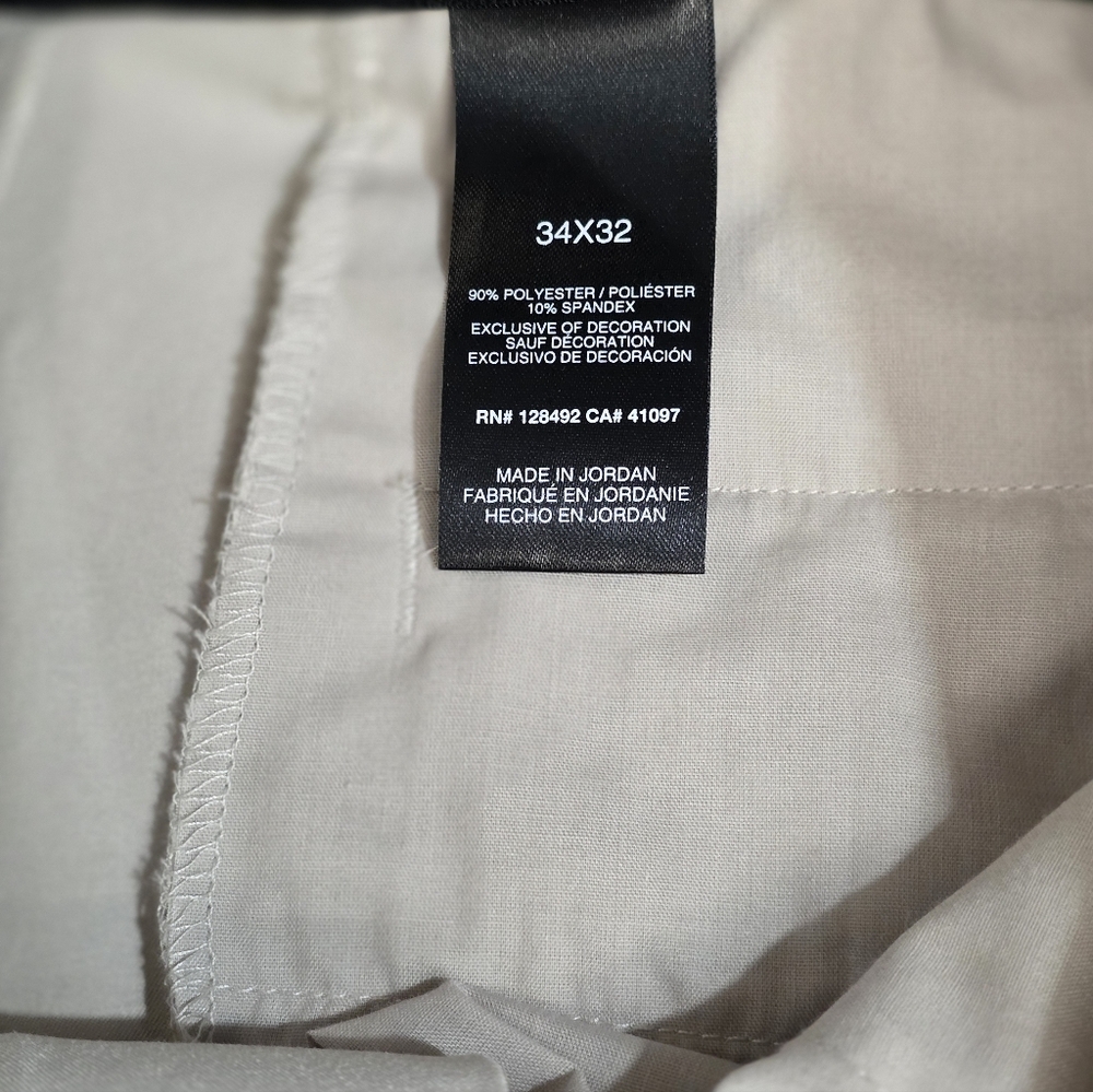 Greg Norman Collection Performance Golf Pant Mens 34 X 32 In Khaki New - Picture 4 of 11